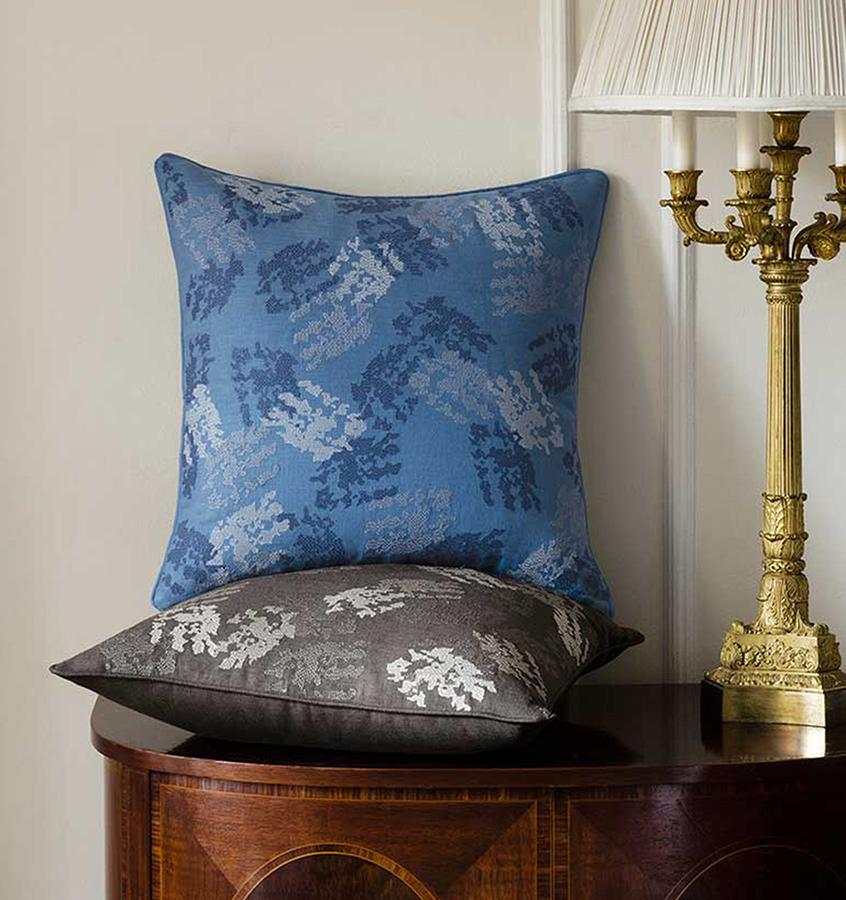SFERRA Sonta Blue Decorative Pillow