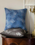 SFERRA Sonta Blue Decorative Pillow