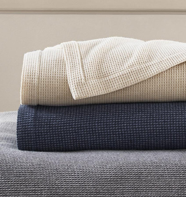 Talida Blanket - Luxury Waffle Weave Wool Blanket | SFERRA