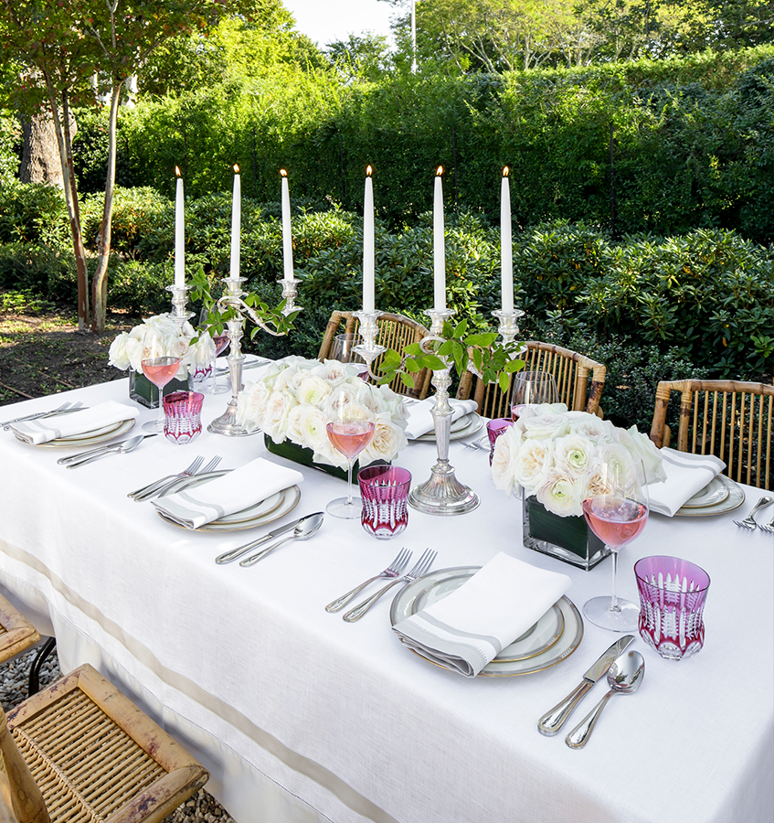 Tipton Tablecloths Luxury Linen Tablecloths SFERRA Outlet